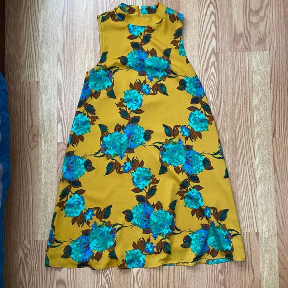 The Limited Yellow Floral Dress - Picture 2 of 4